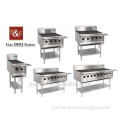 Commercial stainless steel barbecue grill custom